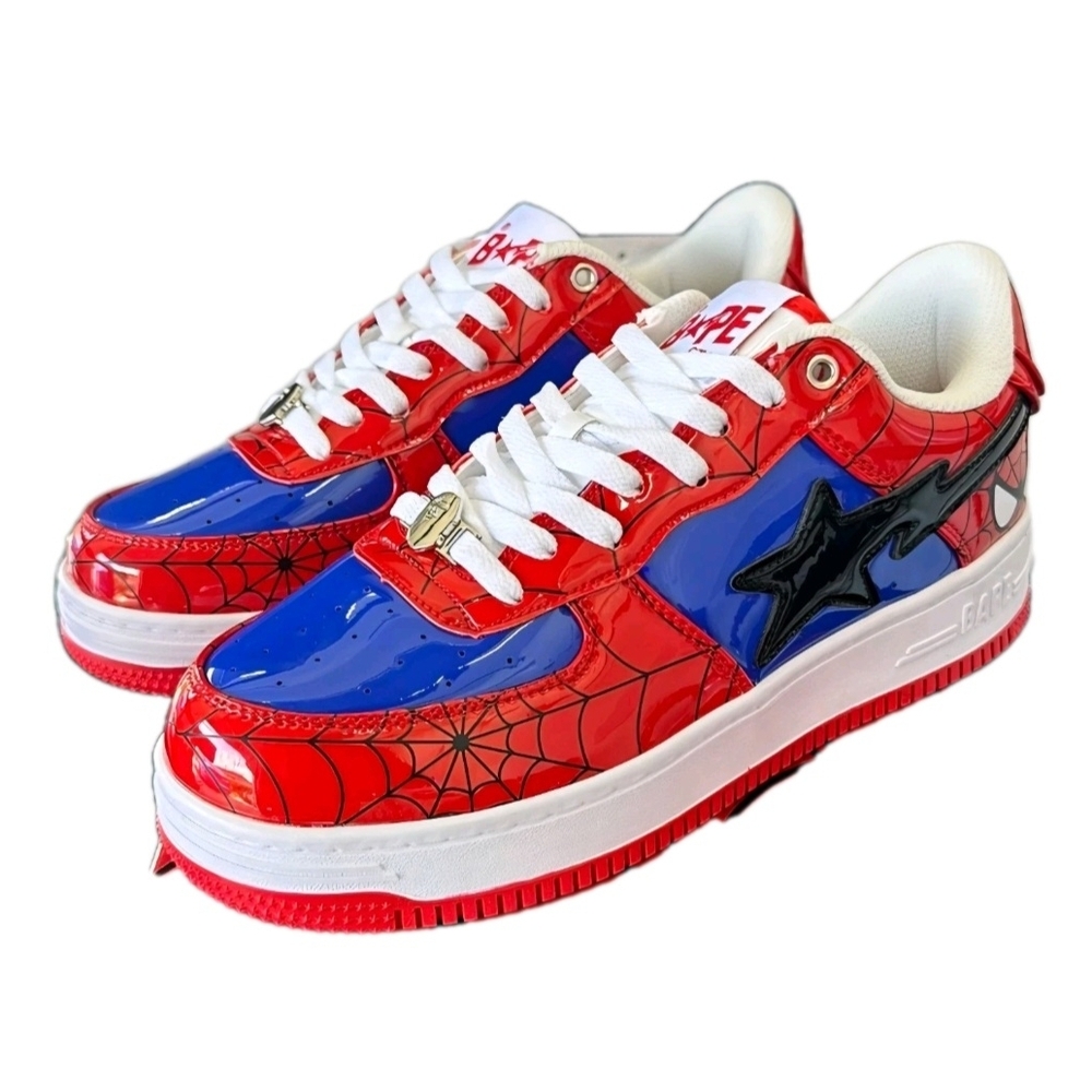 A BATHING APE x Marvel Comics Bape Sta Low 'Spider-Man' US Men's Size 9